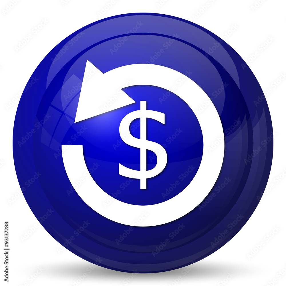 Obraz premium Refund icon.