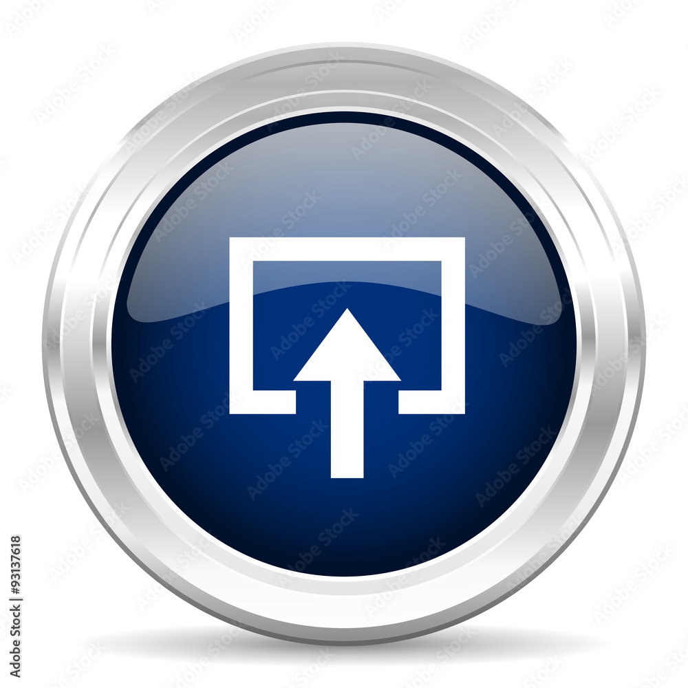 enter cirle glossy dark blue web icon on white background enter cirle glossy dark blue web icon on white background