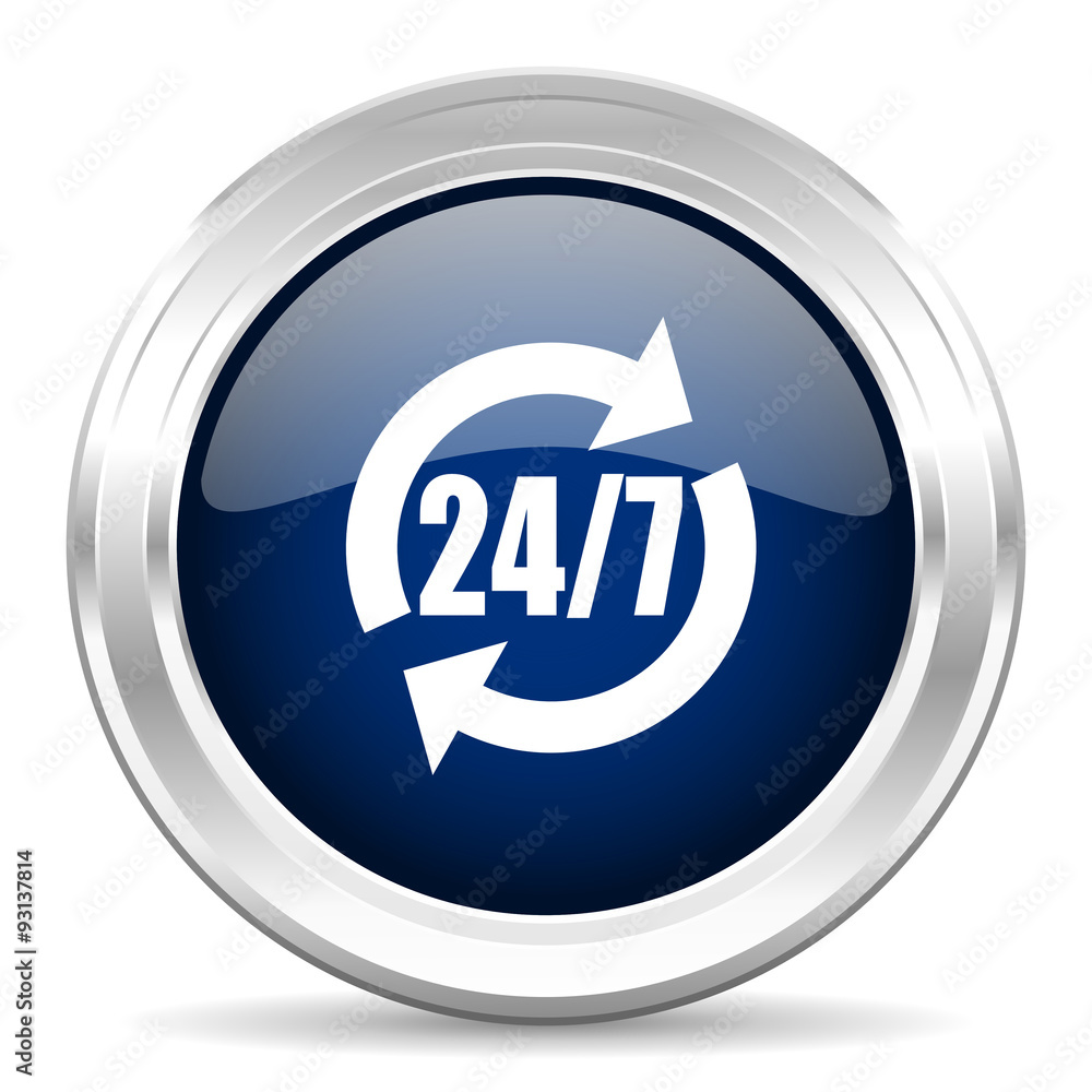 service cirle glossy dark blue web icon on white background service cirle glossy dark blue web icon on white background