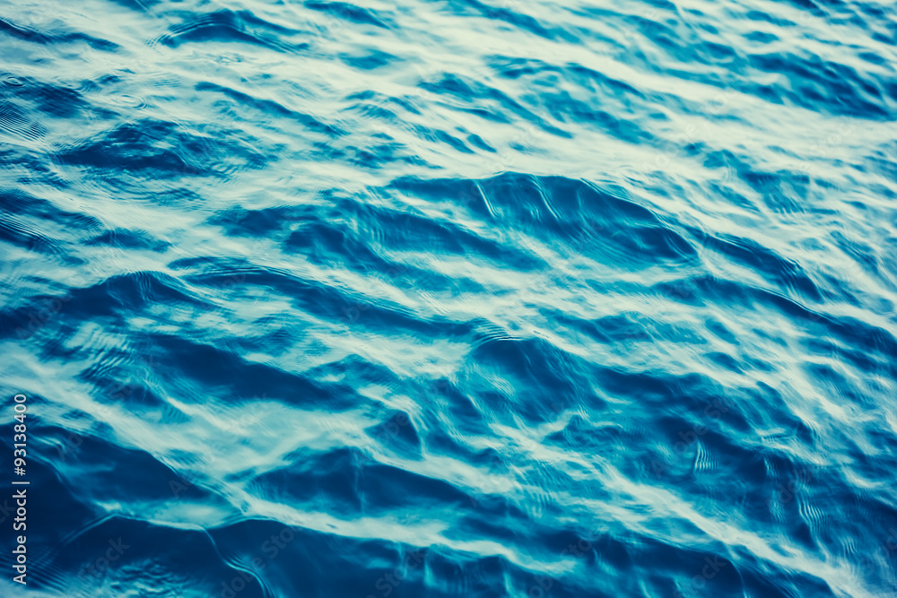 Obraz premium sea wave close up, low angle view