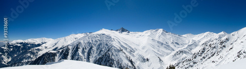 Gulmarg Mountains Panoramic View, Kashmir, India