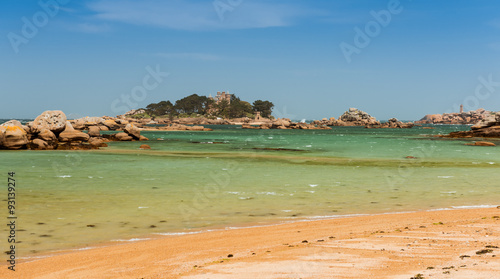 coastal landscape of Bretagne, northern France