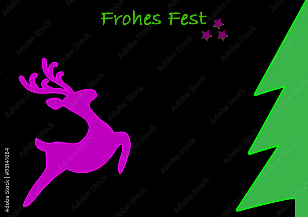 Frohes Fest - Vektor Grafik