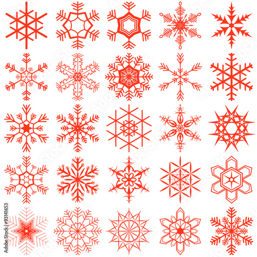 snow flakes collection