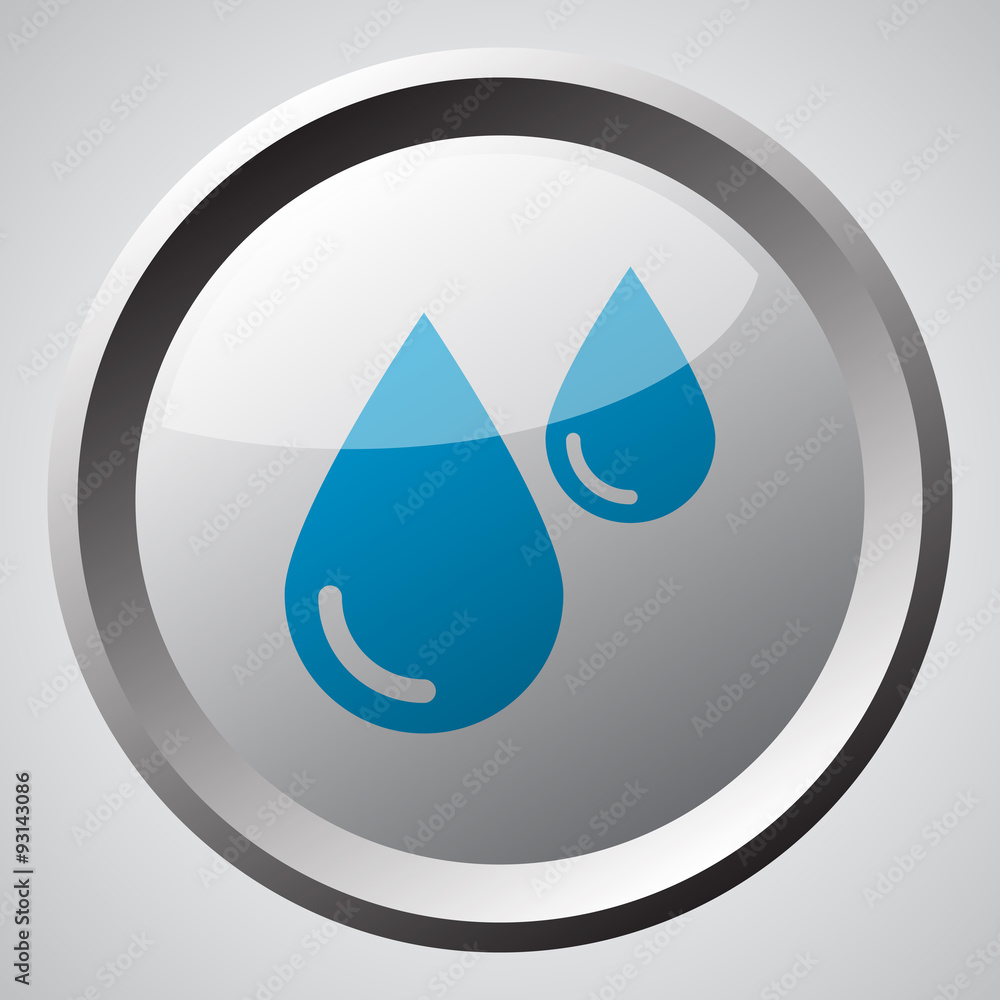 Web button with blue Blood icon Web button with blue Blood icon