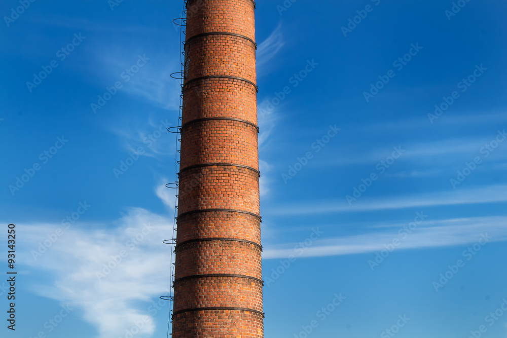 Detail of a Factory Chimney