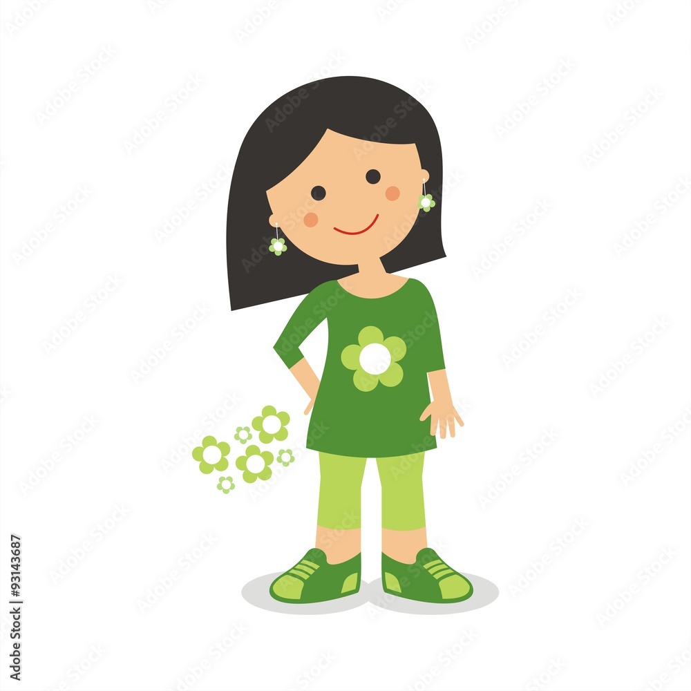 Niña con flores en primavera FB Niña con flores en primavera FB