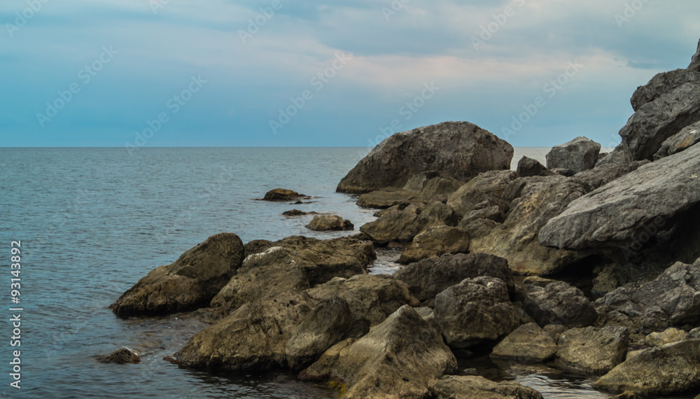 Crimean seascape on a clear day Crimean seascape on a clear day
