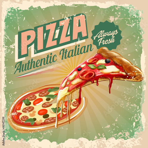 pizza retro italy