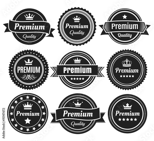 Solid Color Premium Quality Badges