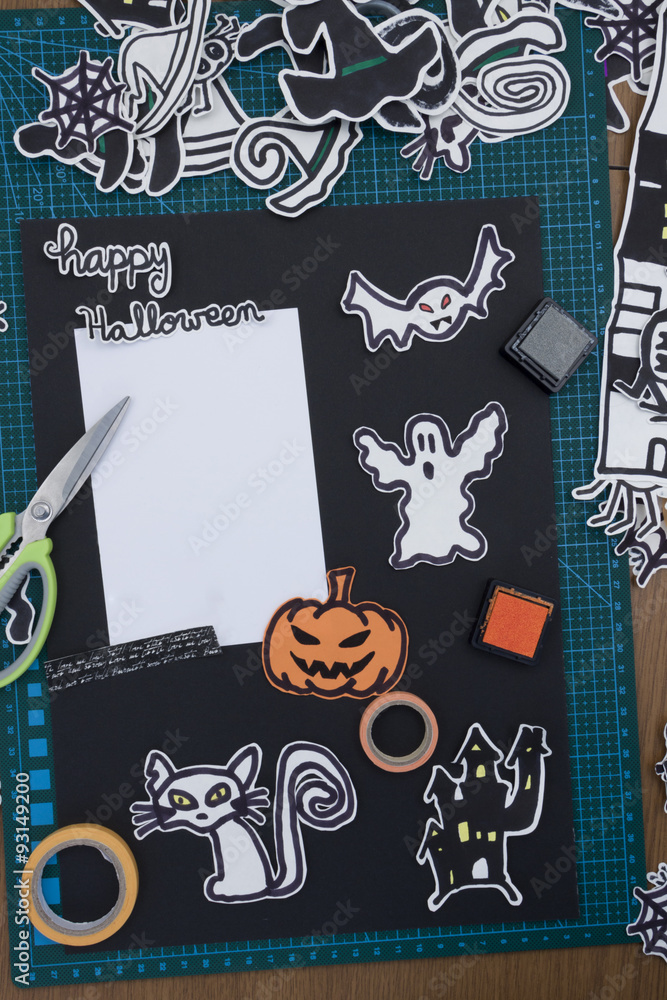 Halloween Scrapbook layout Halloween Scrapbook layout