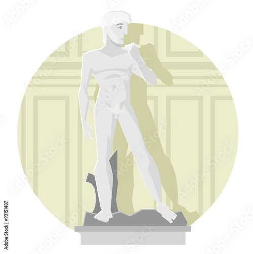 escultura clásica del David