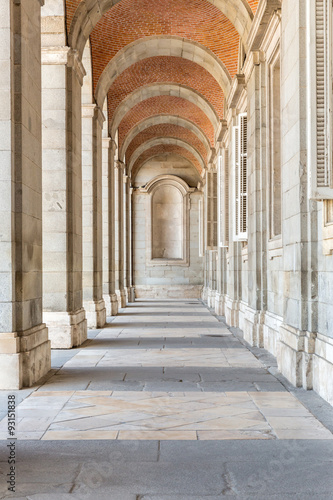 Madridl Palace corridor