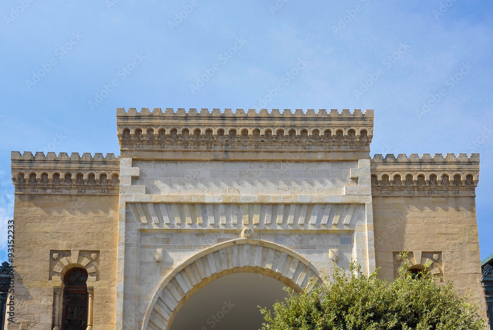 Mercado Central de Atarazanas, Málaga, Andalucía, España, Puerta nazarí