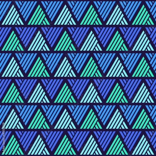Modern Triangle Seamless Pattern © Eduardo Santarosa