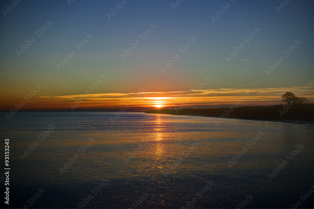 Sunrise Sunset over the Bay