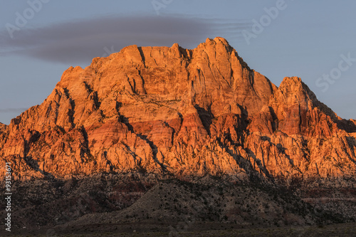 Mt Wilson Nevada Dawn Light