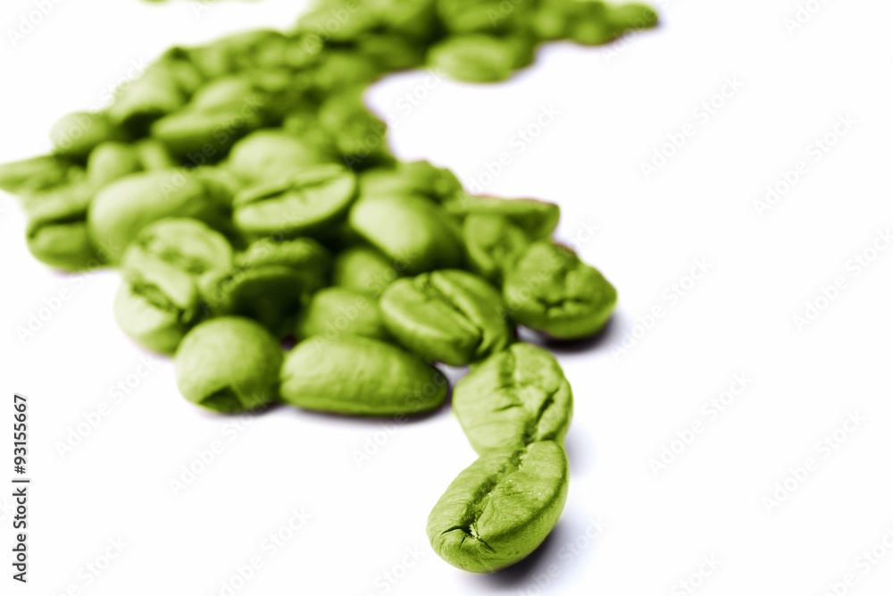 Coffee beans isolated on white Coffee beans isolated on white