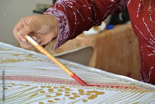 Photos Malaysia traditional batik canting or batik tulis