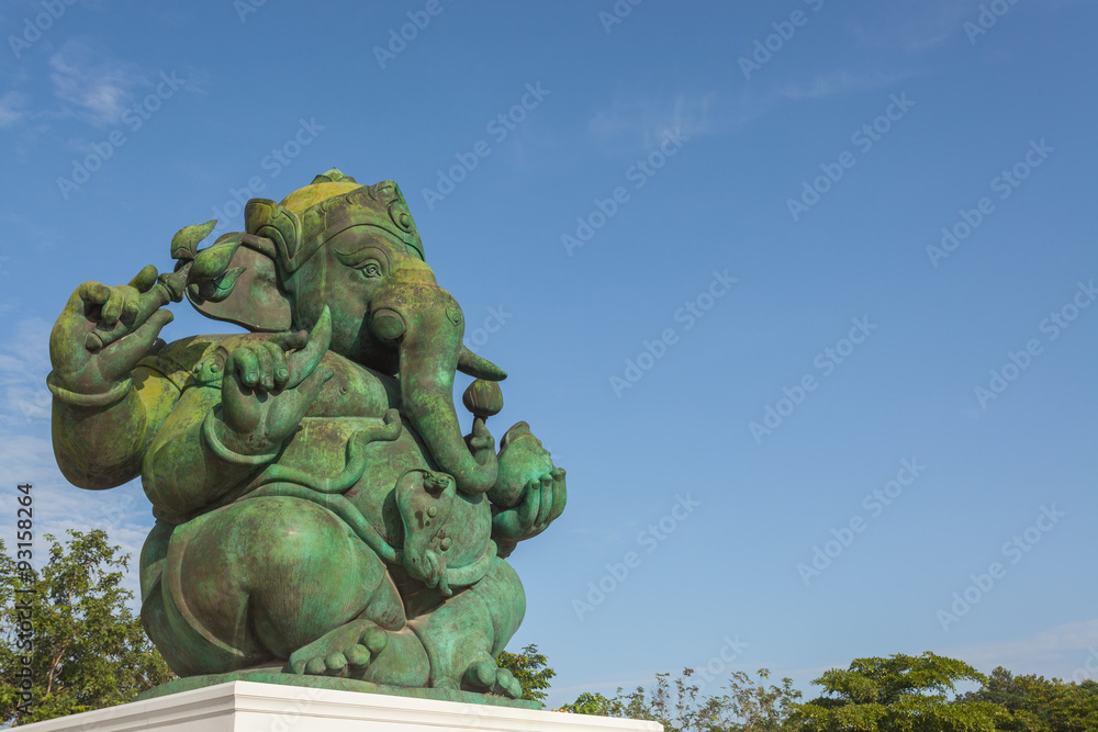Ganesha Hindu God statue in Phetchaburi, Thailand