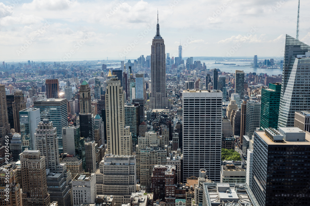 Obraz premium New York von oben
