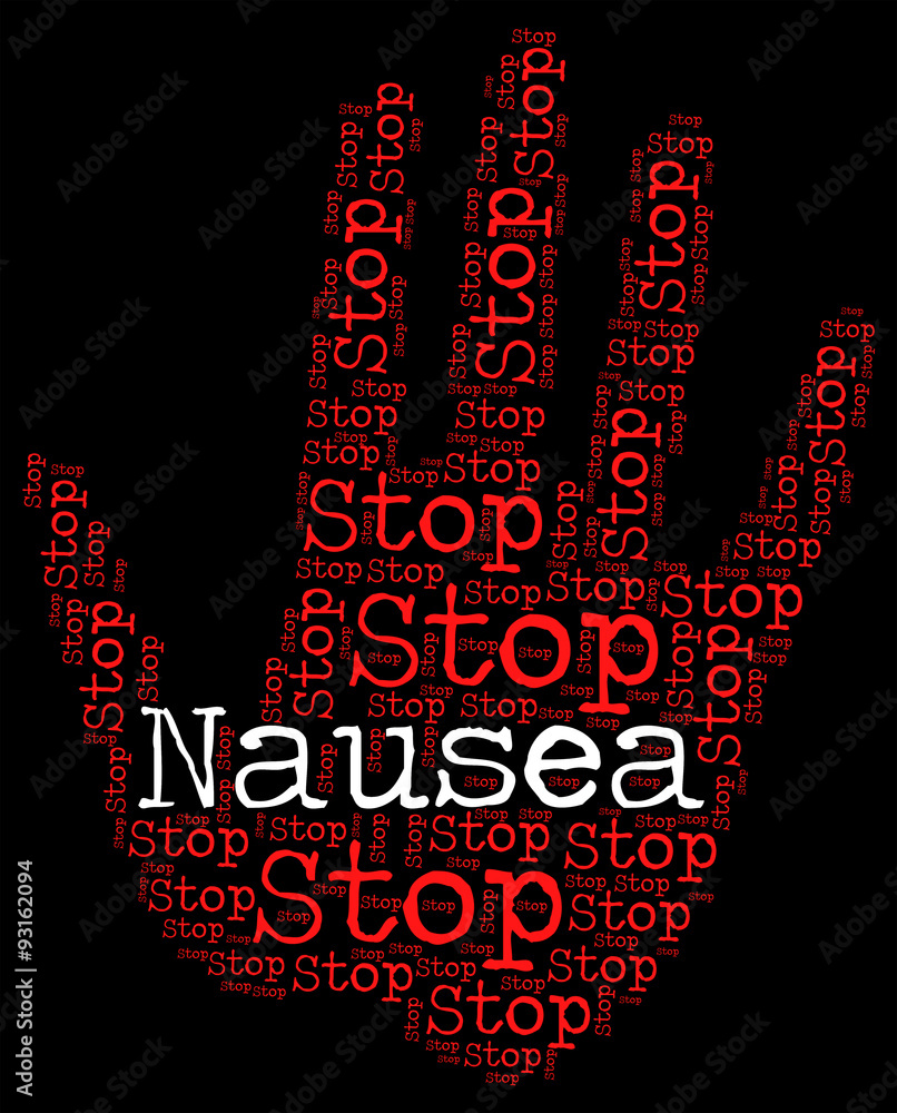 Stop Nausea Means Travel Sickness And No Stop Nausea Means Travel Sickness And No