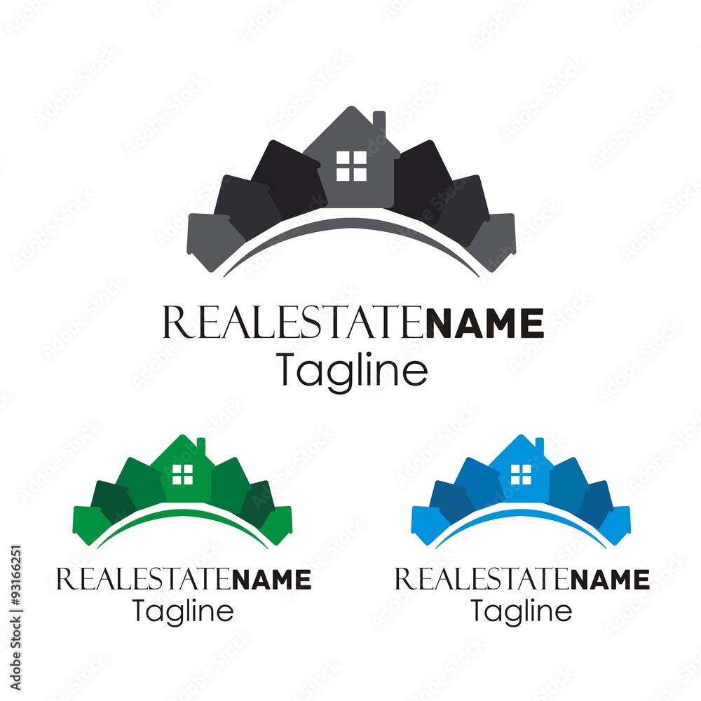 Real Estate Vector Logo Design 