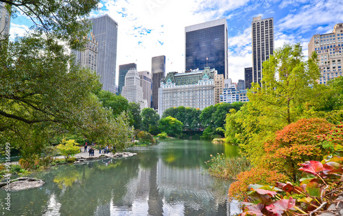 Papier peint View of Central Park in New York City in autumn
