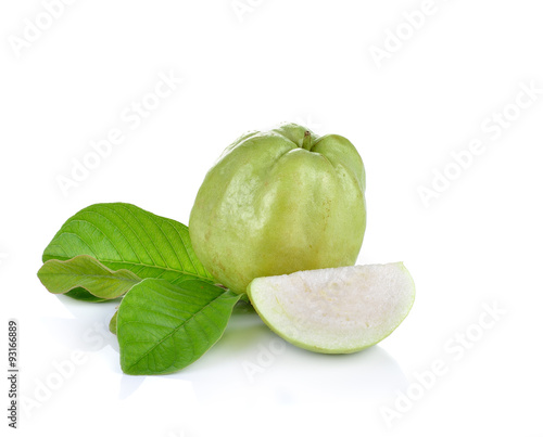 Wallpaper Mural Fresh guava isolated on a white background Torontodigital.ca