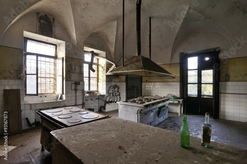 Old abandoned kitchen