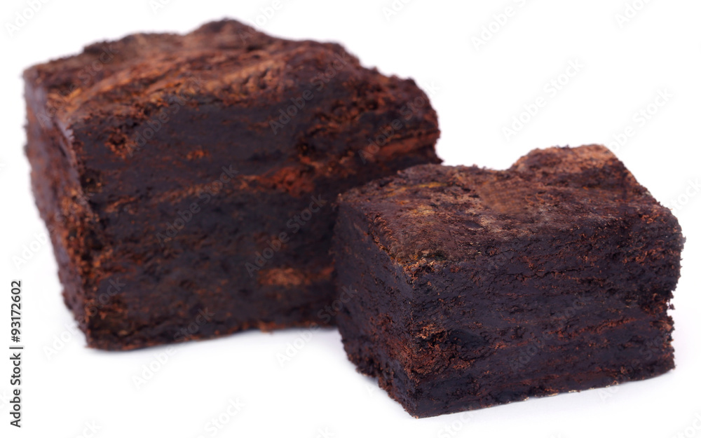 Close up of peat block Close up of peat block