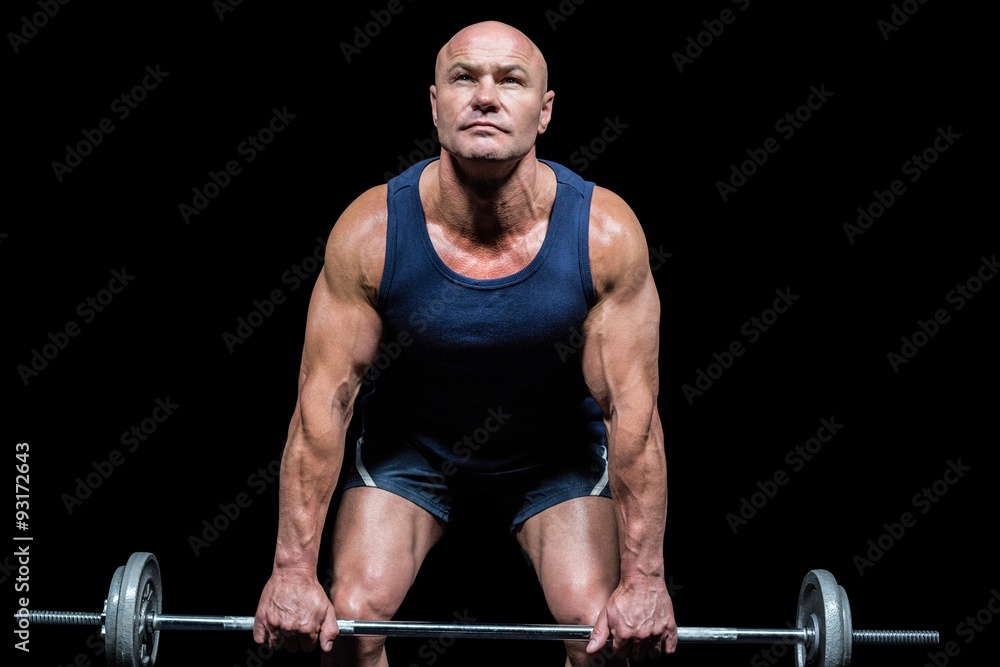 Active bodybuilder lifting crossfit Active bodybuilder lifting crossfit
