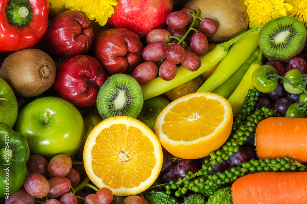 Nutritious Fruits and vegetables for healthy Nutritious Fruits and vegetables for healthy
