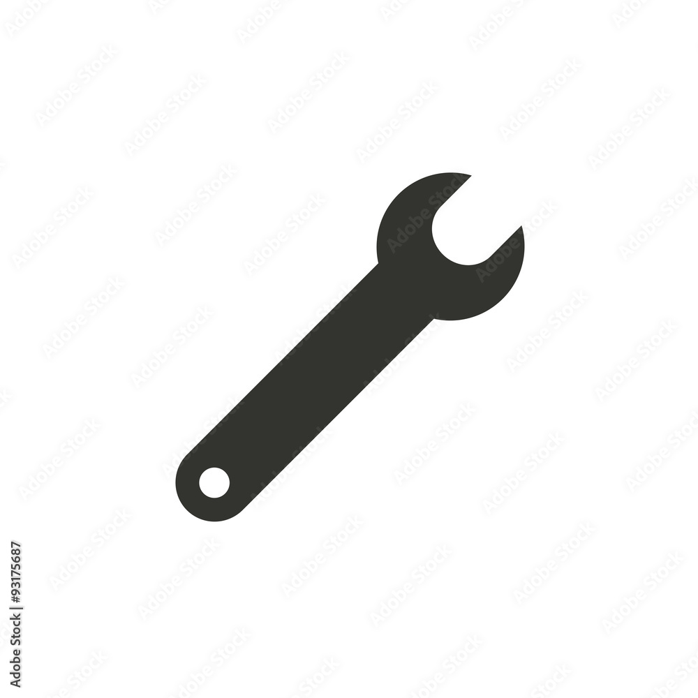 Wrench icon. Wrench icon.