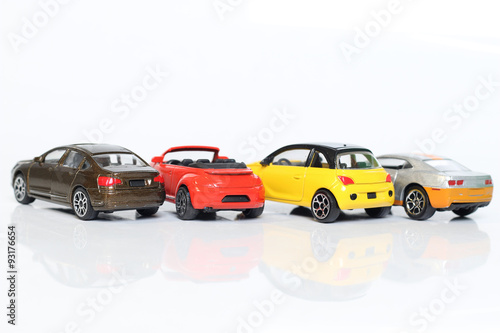 Toy car isolated on white background © ruksil