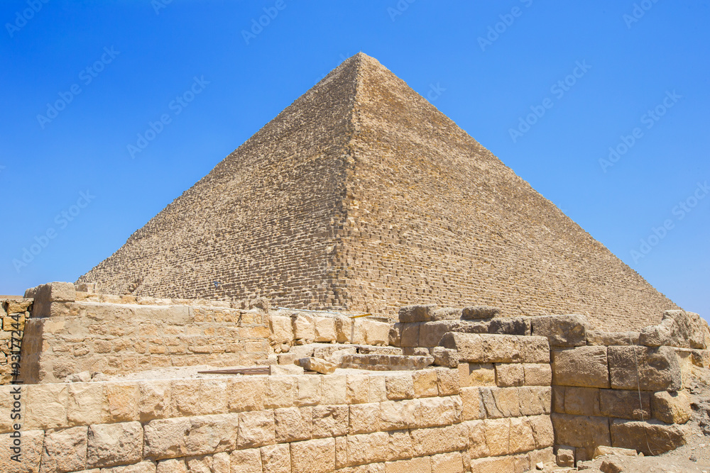pyramids of Giza in Cairo