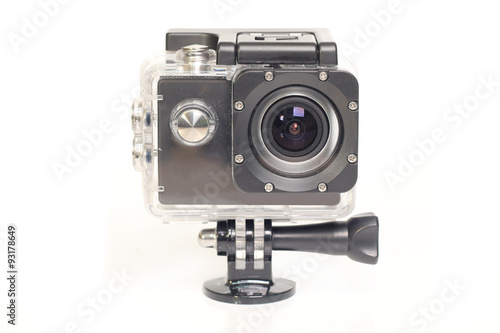 Camera Action Cam on a white background.