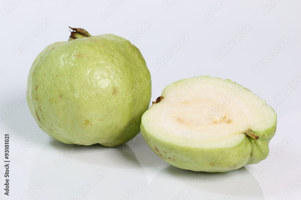 Guava fruit has green skin and white flesh, vitamin C. Guava fruit has green skin and white flesh, vitamin C.