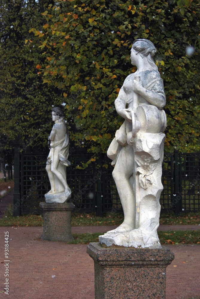 Fototapeta premium Kuskovo park in Moscow.