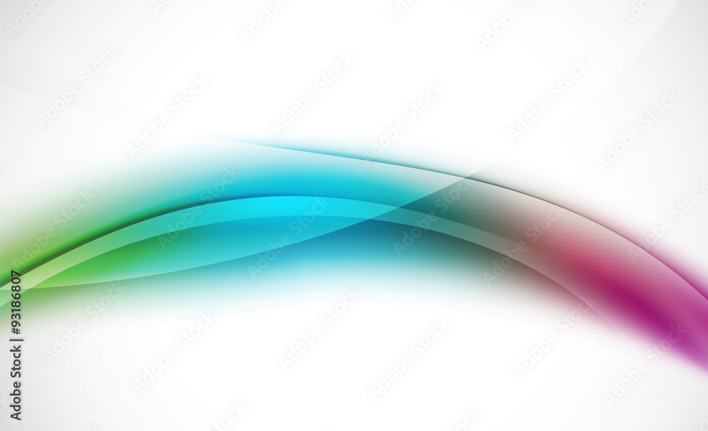 Obraz premium Colorful wave line, abstract background with light and shadow