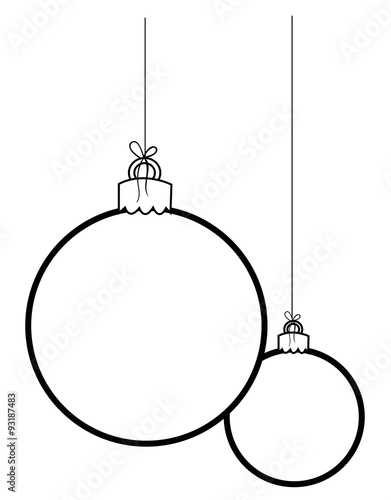 Christbaumschmuck Ausmaulvorlage