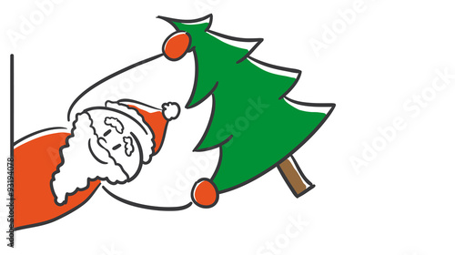 Stick Figure Series Red / Christmas
