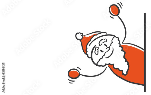 Stick Figure Series Red / Christmas