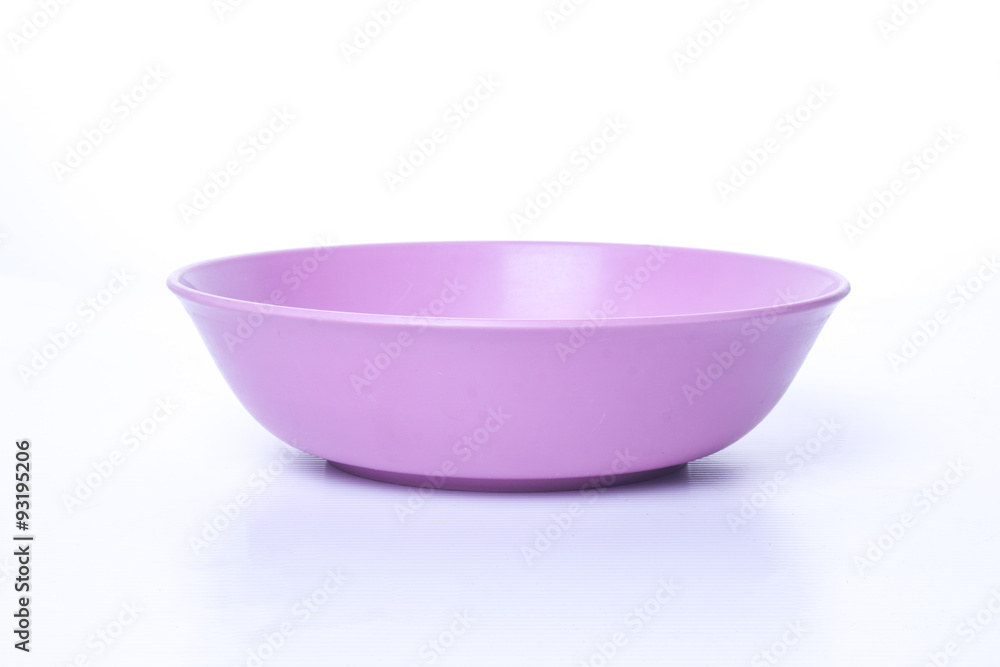 Pink plastic dish Pink plastic dish