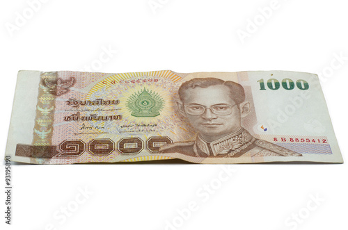 Slika na platnu Thai 1000 baht banknotes
