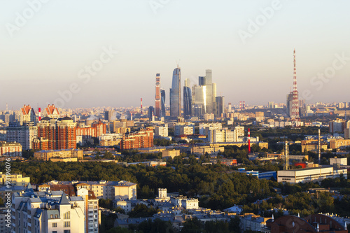 Landscape Moscow city  Moscow  Russia