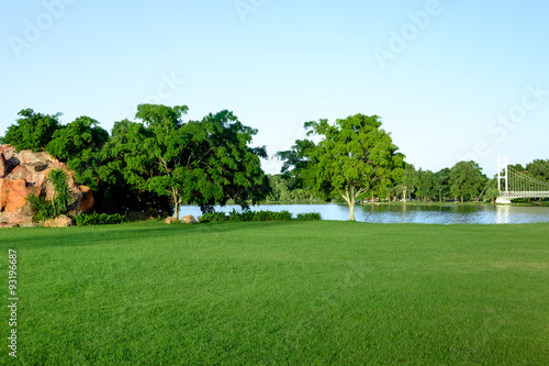 City park at Bung Ta Lua Water Park Nakhon Ratchasima, Thailand