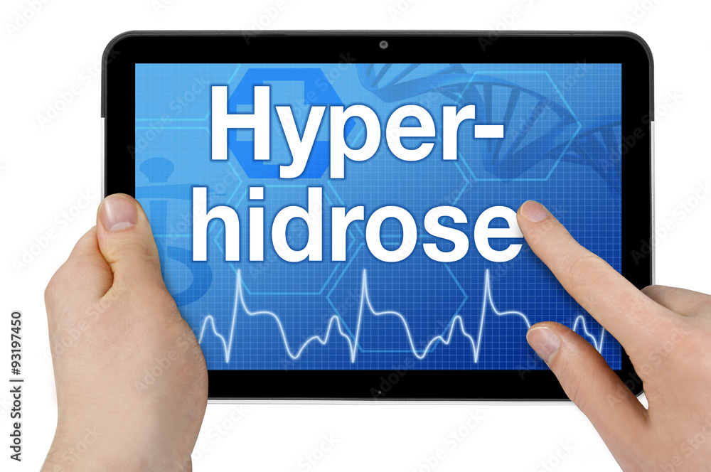 Tablet mit Touchscreen und Hyperhidrose Tablet mit Touchscreen und Hyperhidrose