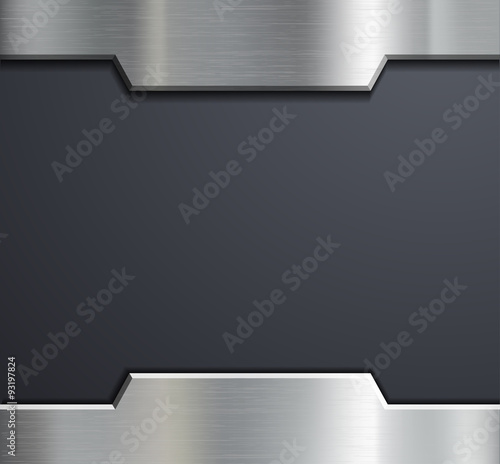 Frame of a metal plate.