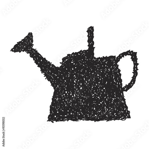 Simple doodle of a watering can